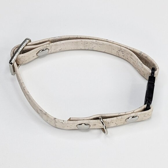Cork Breakaway Cat Collar in White - Picture 3 of 5
